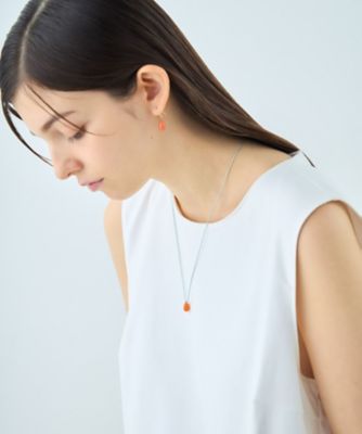 スウィングドロップ］ ナチュラルストーン コード ネックレス | ete