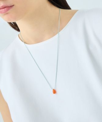 スウィングドロップ］ ナチュラルストーン コード ネックレス | ete
