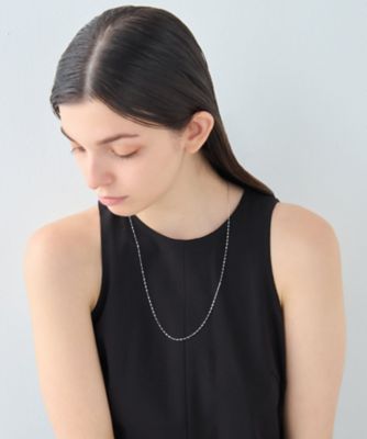 レイヤード］ ペタルチェーン ロング ネックレス | ete bijoux (Women