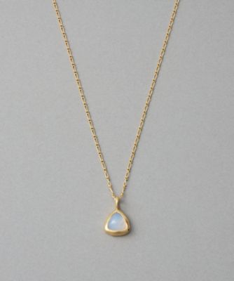 レイヤード］ K10YG クレセントムーン ネックレス | ete bijoux