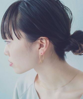 クラフト　オーバル　ピアス