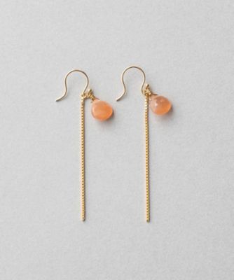 ピアス＆ピアスチャーム　ナチュラルストーン／チェーン