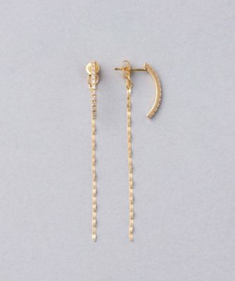 ビジュー ロングチェーン ピアス 三越伊勢丹オンラインストア 公式