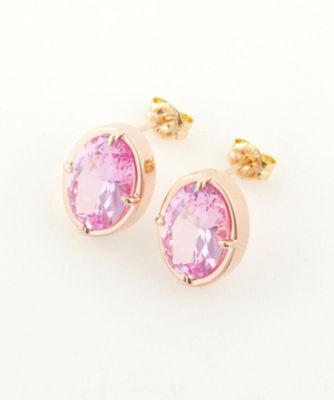 ビジュー　ピアス　オーバル