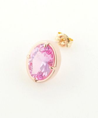 ビジュー　ピアス　オーバル