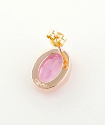 ビジュー　ピアス　オーバル