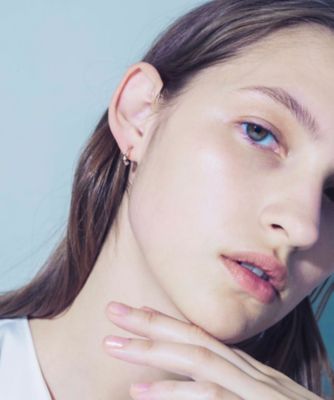 人気の贈り物が大集合 淡水パール ツイスト フープピアス | ete bijoux (Women)/エテ アクセサリー