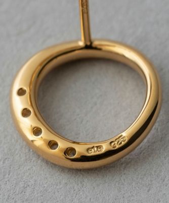 ビジュー　サークル　ピアス
