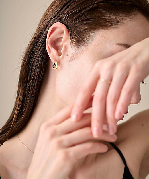 リーフ フープピアス | ete bijoux (Women)/エテ ビジュー リーフ フープピアス | ete bijoux (Women)/エテ ビジュー