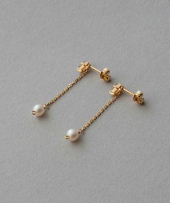 ete パール/ホワイトトパーズピアス パール/ホワイトトパーズ ピアス（872173） ｜ women