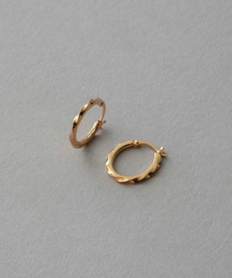 ツイスト　フープピアス