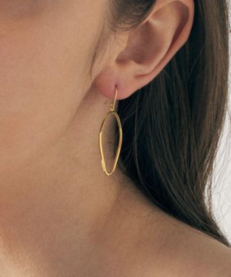 オーバル　ピアス
