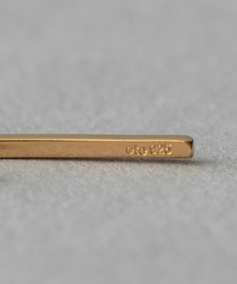 ダブルライン　ピアス