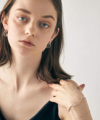 ete ノット ピアス プラチナム ノット ピアス | ete bijoux (Women)/エテ ビジュー | 三越