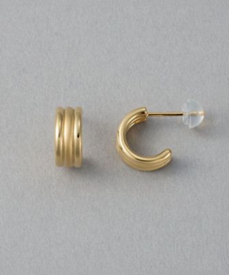 ete bijoux (Women)/エテ ビジュー [レイヤード] トリプル ピアス イエローゴールド ピアス・イヤリング【三越伊勢丹/公式】