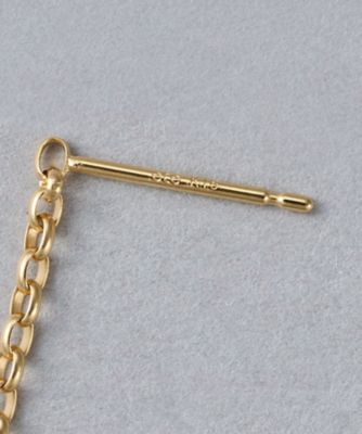 ete パール チェーンピアス レイヤード] パール チェーン ピアス（872315） ｜ women