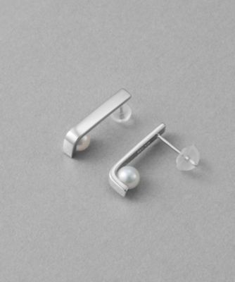 ［レイヤード］　パール　ピアス