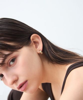 [トリカラー] フープピアス トリカラー］ フープピアス | ete bijoux (Women)/エテ ビジュー