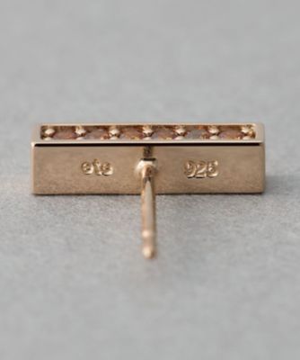 カラーリスト］ ビジュー リバーシブル ピアス ミストピンク | ete