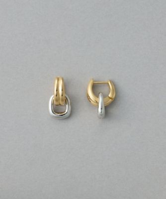 ete bijoux (Women)/エテ ビジュー チャーム ハグピアス バイカラー ゴールド系その他 ピアス・イヤリング【三越伊勢丹/公式】