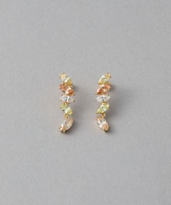 ete bijoux (Women)/エテ ビジュー ビジュー マーキス ピアス イエローゴールド ピアス・イヤリング【三越伊勢丹/公式】