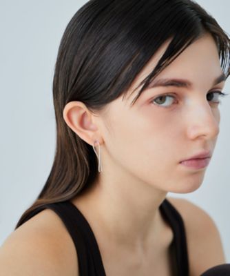 美品✨️ ete 三連 スイング ピアス ビジュー ミストピンク 925 k18 ループライン ピアス | ete bijoux (Women)/エテ ビジュー | 三越