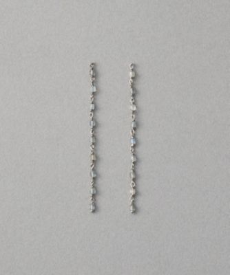 ete bijoux (Women)/エテ ビジュー ナチュラルストーン ロング ピアス プラチナム ピアス・イヤリング【三越伊勢丹/公式】