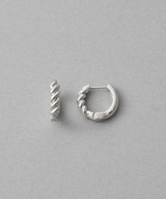 PT900 ダイヤモンド フープ ピアス | ete bijoux (Women)/エテ