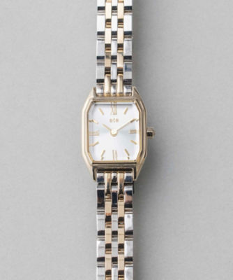FURLA バイカラー腕時計 イエロー＆ホワイト - 時計