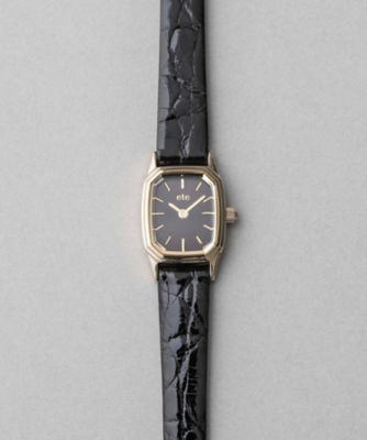 美品】ete オクタゴンフェイスウォッチ イエローゴールド