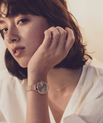 きせかえ ビッグフェイスウォッチ メッシュベルト | ete bijoux