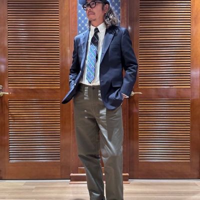 アーガイルサザーランドストライプ GFジャカード レップタイ