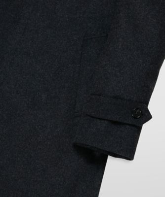 ブルックスブラザーズ コート カシミヤ混 ネイビー XL カシミヤ ブラックウォッチ オーバーペイン オブロングスカーフ