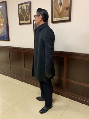 送料無料】ウール／カシミヤ ソリッド バルカラーコート | Brooks