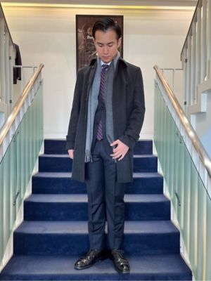 ウール／カシミヤ ソリッド バルカラーコート | Brooks Brothers