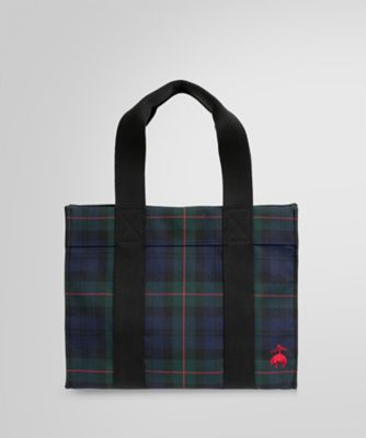 ＜Brooks Brothers＞ポリエステル／レーヨン　ＧＦ　ブラックウォッチ　トートバッグ