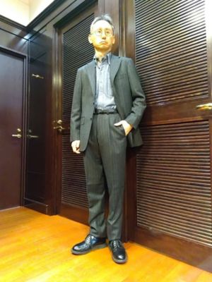 Brooks Brothers シルバー ブラック カフリンクス GFロゴ エナメルコーティング カフリンクス | Brooks Brothers