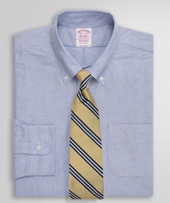＜Brooks Brothers＞スーピマコットン　オックスフォード　ドレスシャツ　Ｔｒａｄｉｔｉｏｎａｌ　Ｆｉｔ　Ｍａｄｅ　ｉｎ　ＵＳＡ