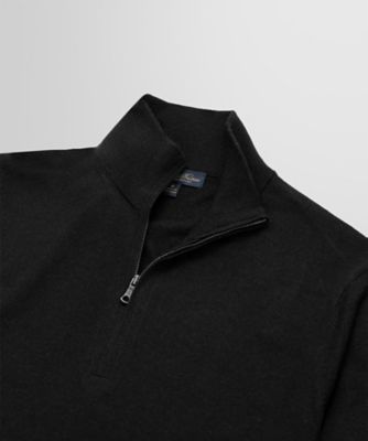 メリノウール ハーフジップ モックネックセーター | Brooks Brothers