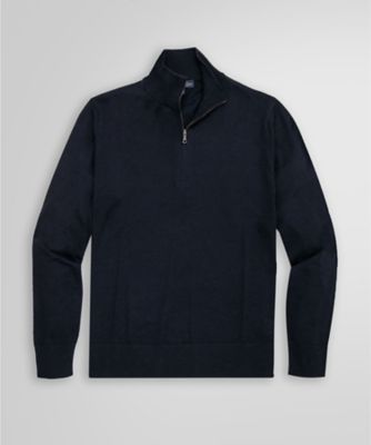 メリノウール ハーフジップ モックネックセーター | Brooks
