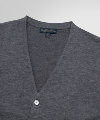メリノウール Vネックウエストコート | Brooks Brothers/ブルックス