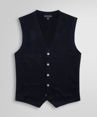 メリノウール Vネックウエストコート | Brooks Brothers/ブルックス