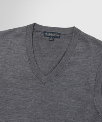 メリノウール Vネックベスト | Brooks Brothers/ブルックス