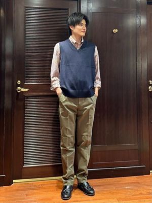 メリノウール Vネックベスト | Brooks Brothers/ブルックス
