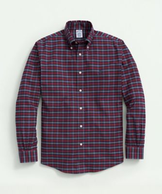 ＜Brooks Brothers＞ロングスリーブ　タータンチェック　カジュアルシャツ　Ｒｅｇｕｌａｒ　Ｆｉｔ