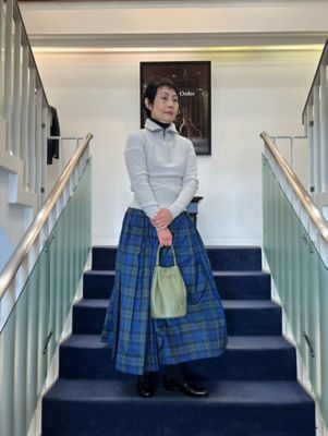 カシミヤ ノーカラー S 青 ブルー NEW DIVIDE LUXE カシミヤ ノーカラー S 青 ブルー NEW DIVIDE LUXE