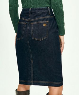 ファイブポケット デニムペンシルスカート | Brooks Brothers