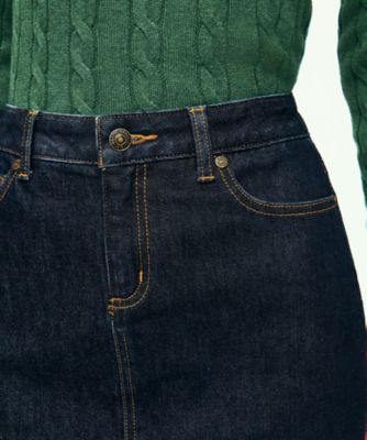 ファイブポケット デニムペンシルスカート | Brooks Brothers