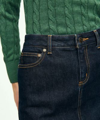 ファイブポケット デニムペンシルスカート | Brooks Brothers