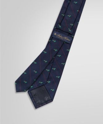 シルク クリスマスホーリー ジャカードタイ | Brooks Brothers